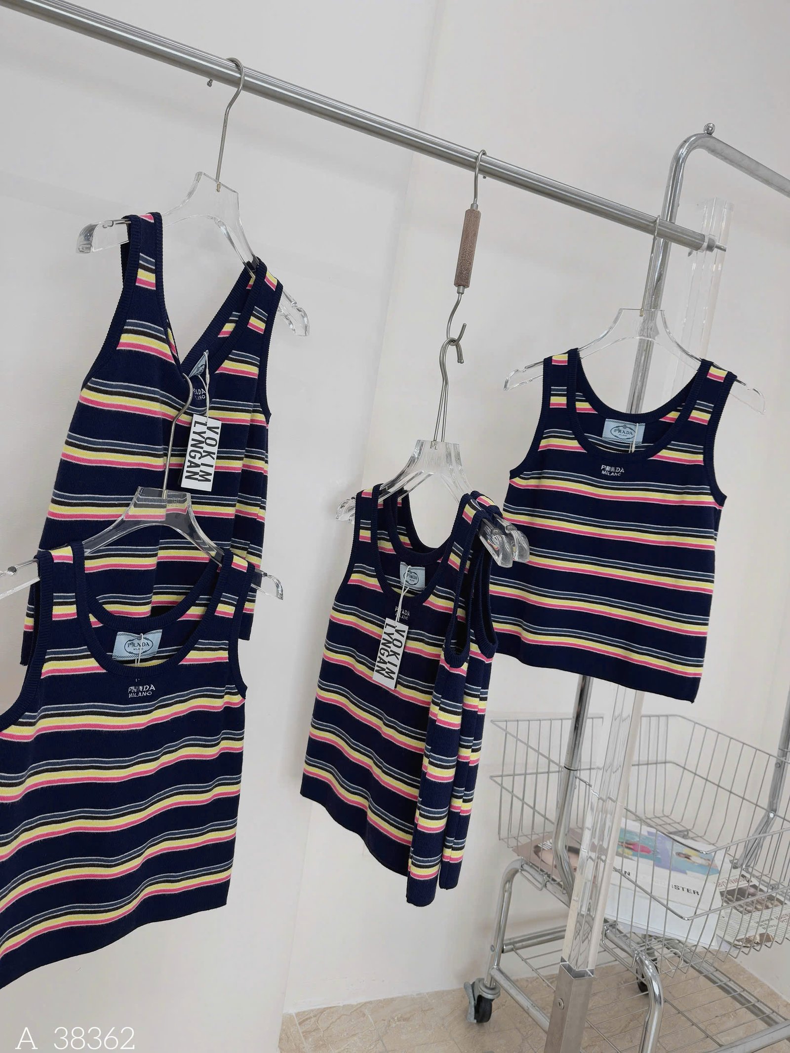 ÁO MONTEGI BA LỖ SỌC PRADA - Hình ảnh 11