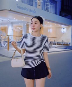 Alternative view of ÁO MONTERGI SỌC NGANG BASIC