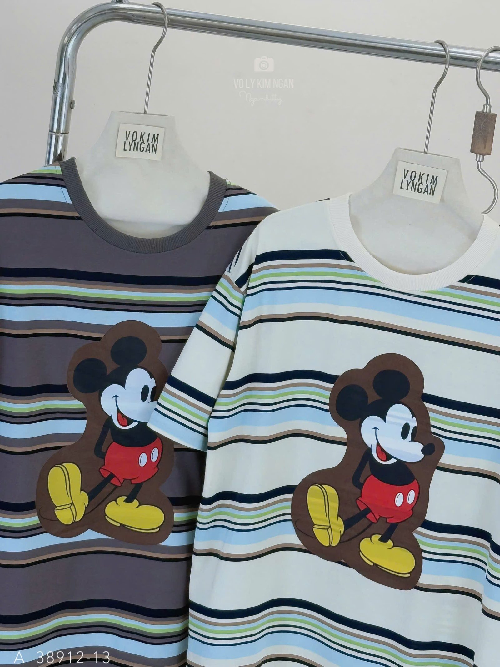 ÁO PHÔNG MICKEY SỌC - Hình ảnh 2