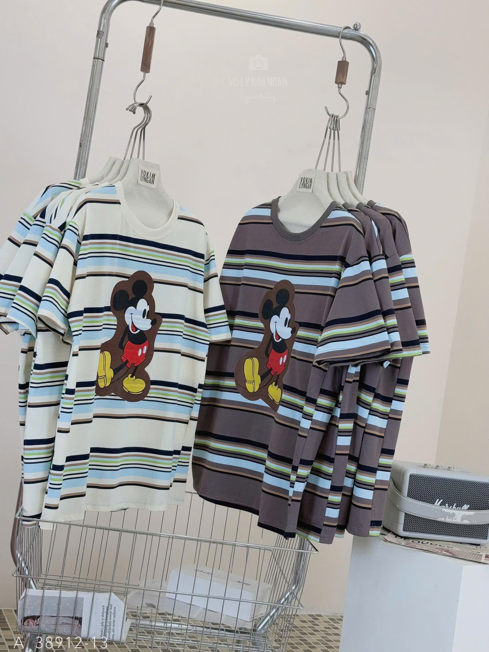 ÁO PHÔNG MICKEY SỌC