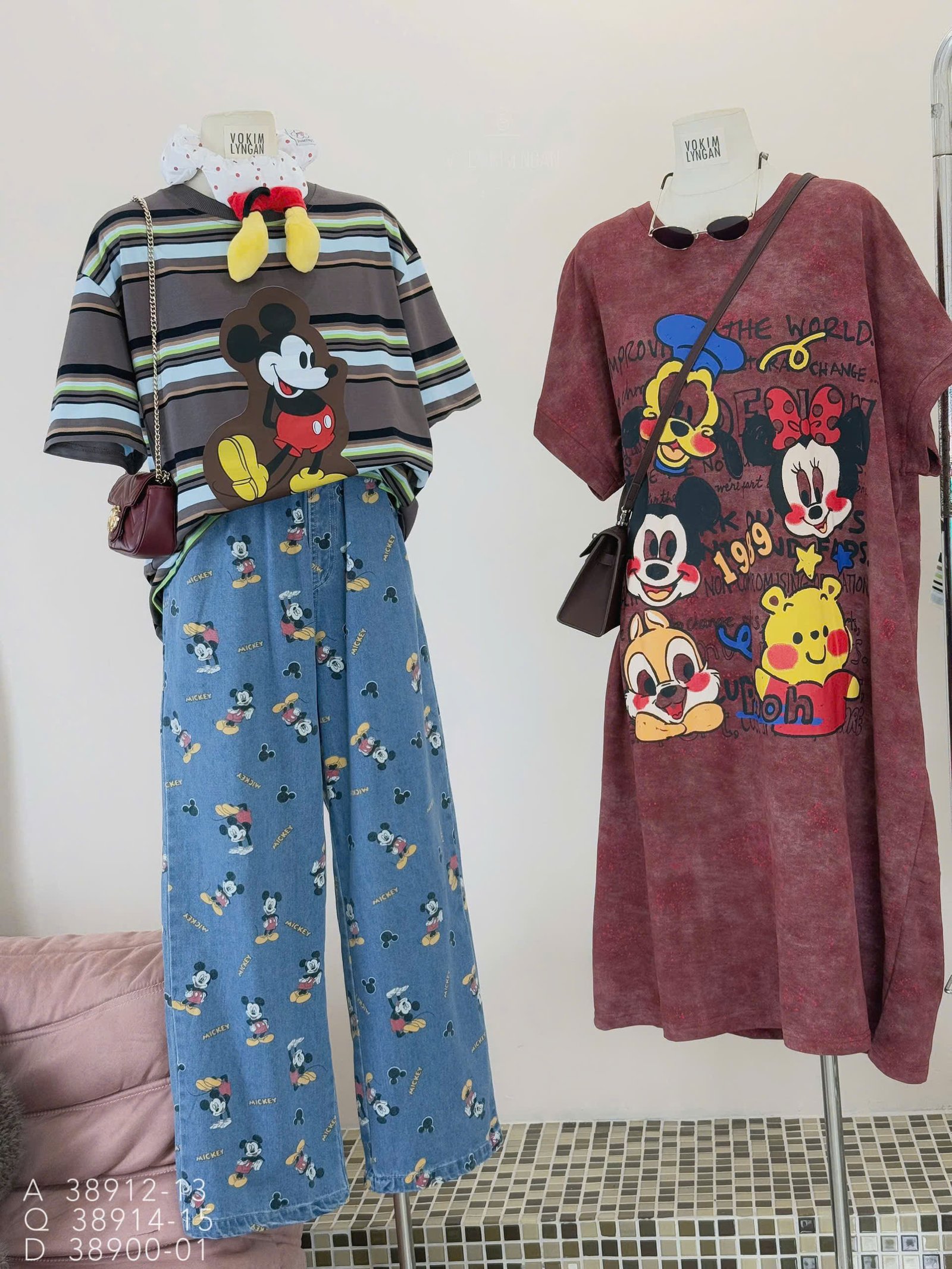 ÁO PHÔNG MICKEY SỌC - Hình ảnh 4