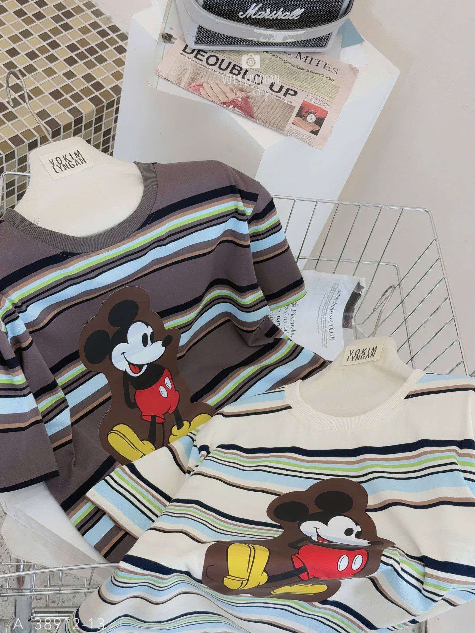 ÁO PHÔNG MICKEY SỌC - Hình ảnh 5