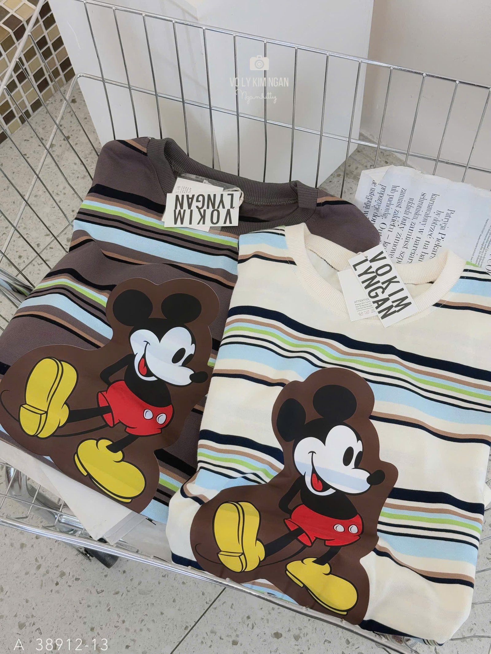 ÁO PHÔNG MICKEY SỌC - Hình ảnh 7