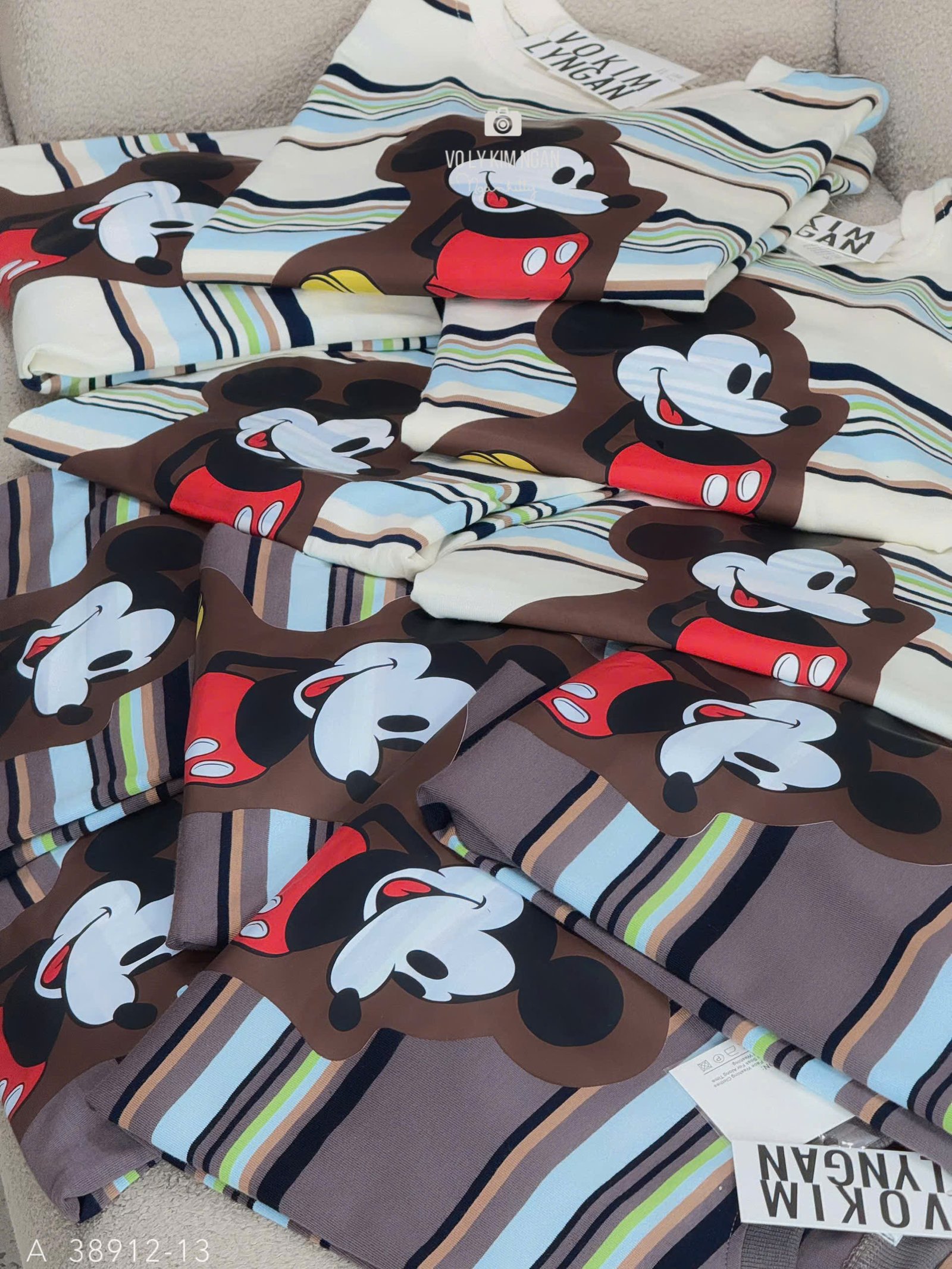 ÁO PHÔNG MICKEY SỌC - Hình ảnh 8