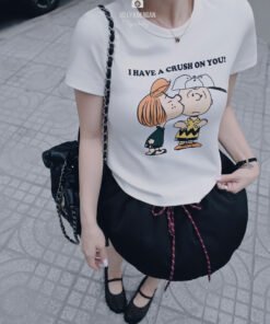Alternative view of ÁO BABYTEE PEANUTS CRUSH ON YOU
