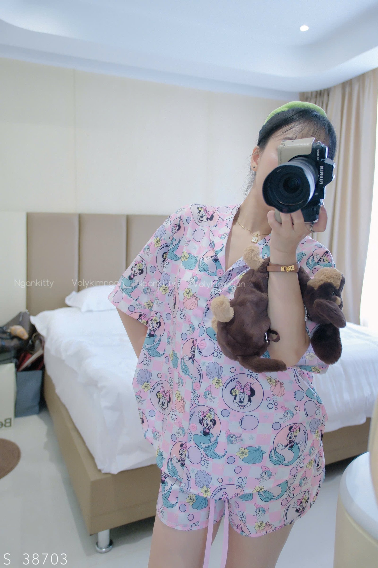 SET PIJAMA SHORT MINNIE TIÊN CÁ