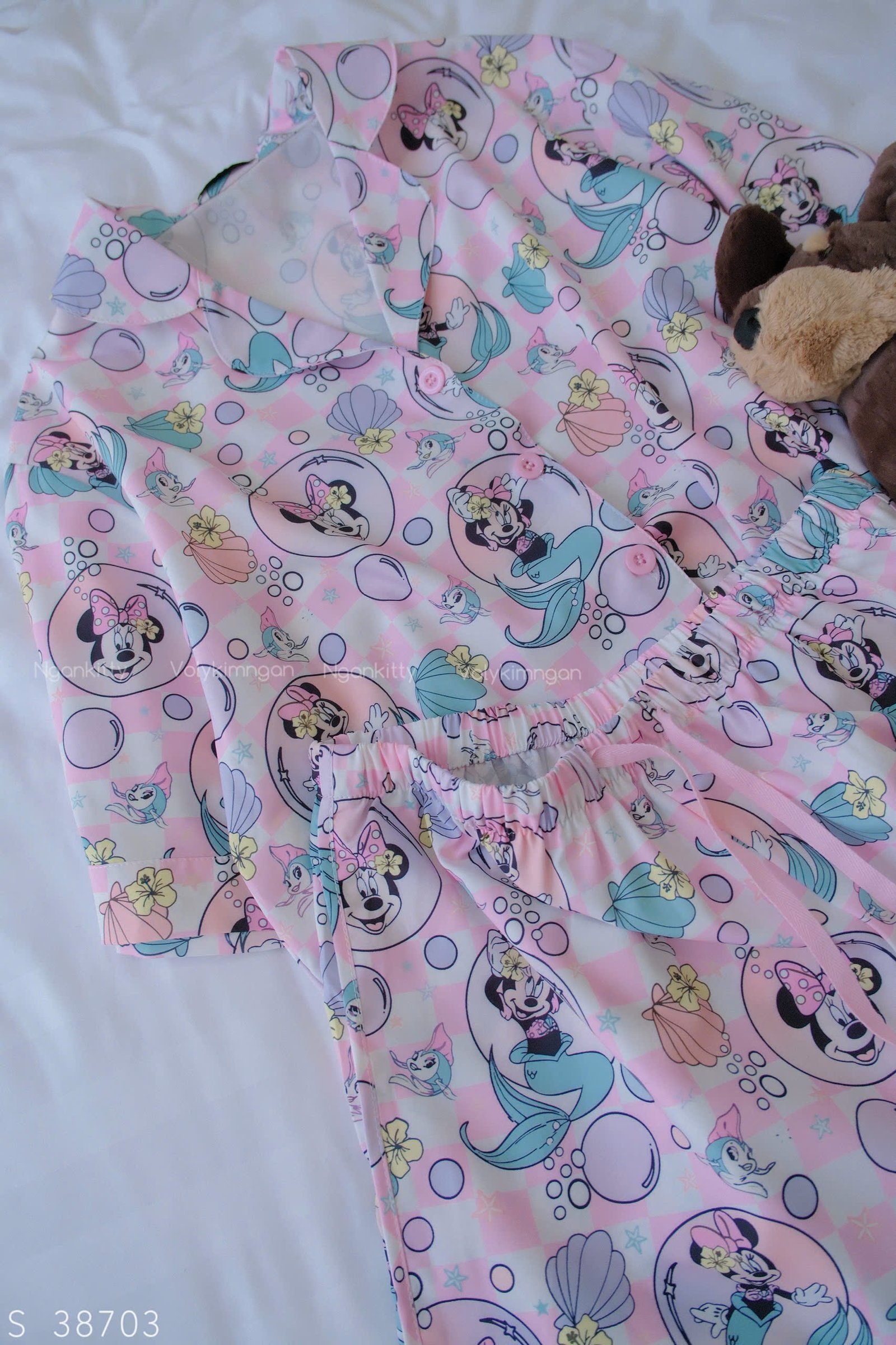 SET PIJAMA SHORT MINNIE TIÊN CÁ - Hình ảnh 8