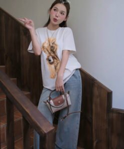 Alternative view of ÁO BASIC CHÓ POODLE HOA