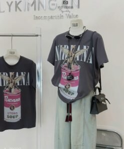 Alternative view of ÁO THUN XÁM BASIC NIRVANA