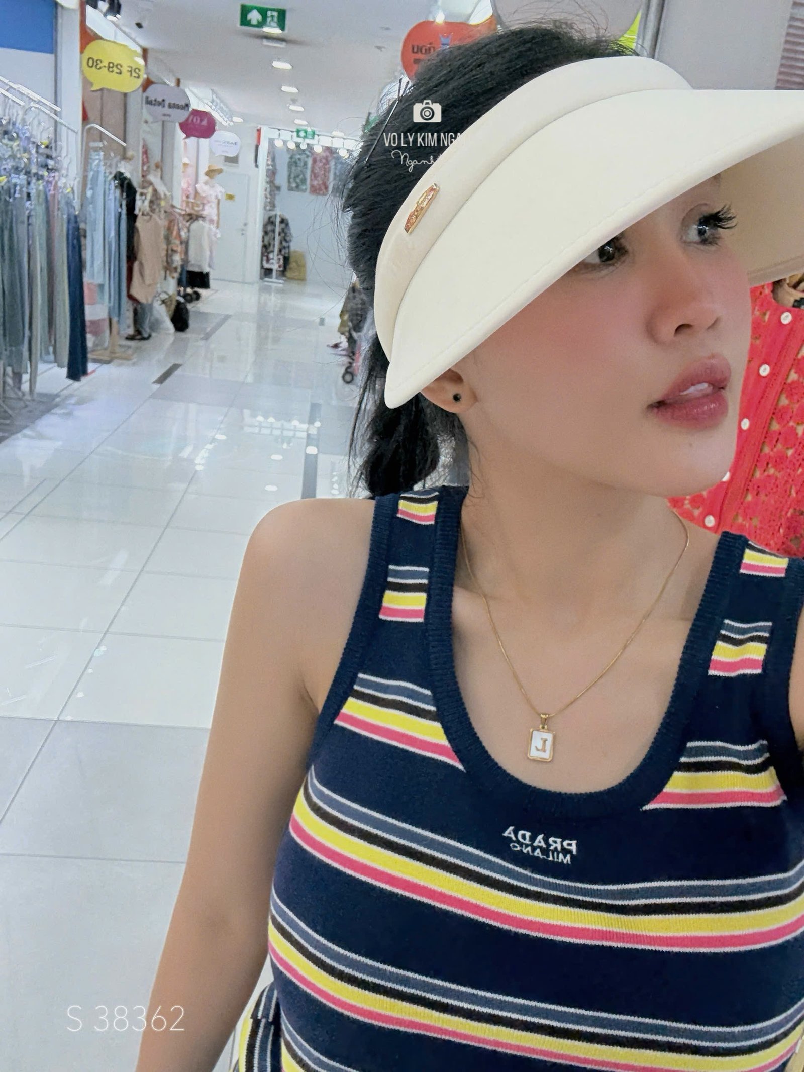 ÁO MONTEGI BA LỖ SỌC PRADA - Hình ảnh 4