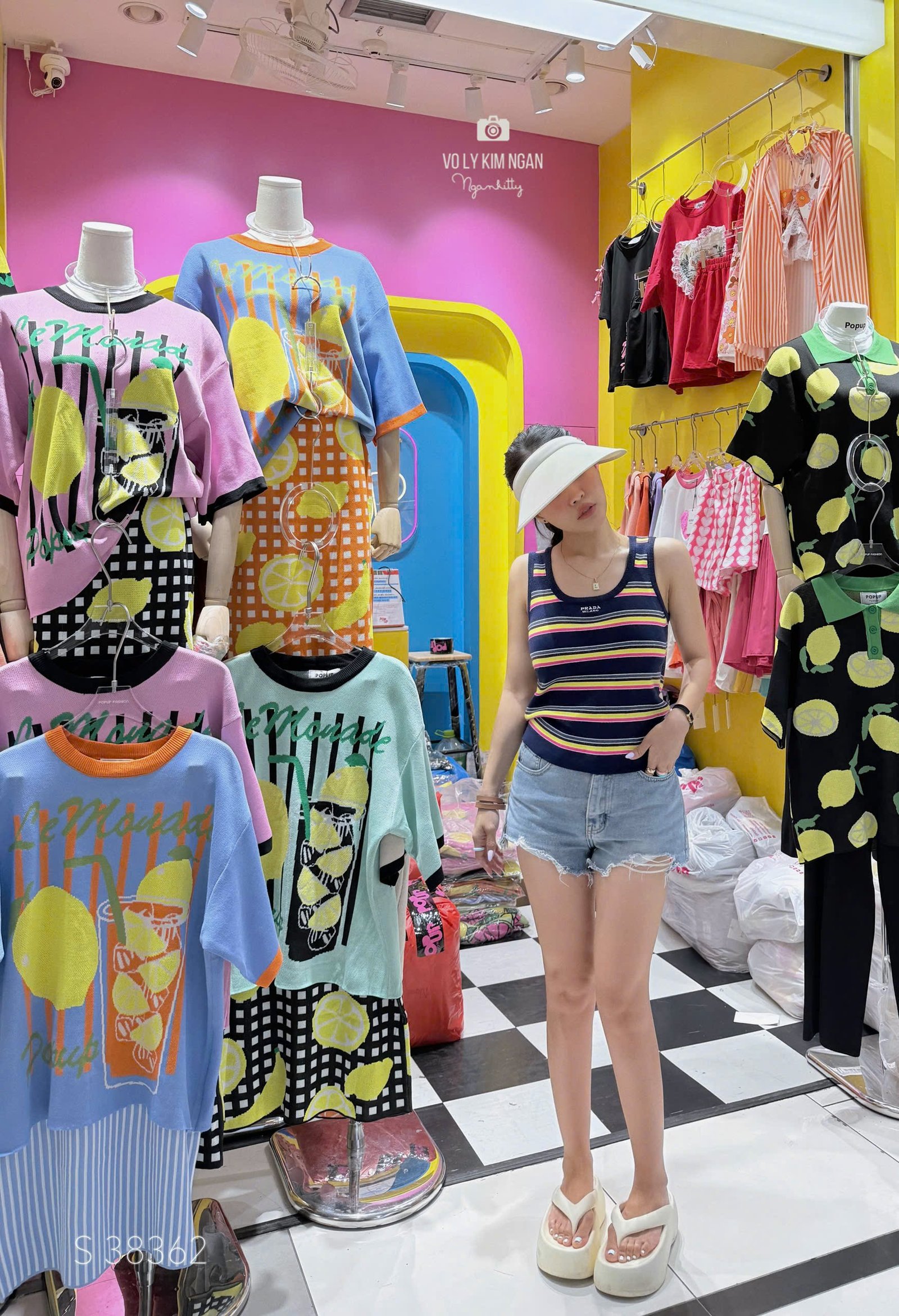 ÁO MONTEGI BA LỖ SỌC PRADA - Hình ảnh 2