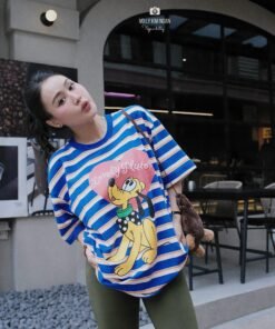 Alternative view of ÁO PHÔNG CHÓ PLUTO SỌC XANH