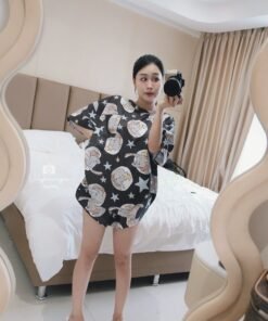 SET LỤA VOI DUMBO FULL BLACK