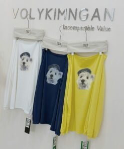 Alternative view of ÁO TAY DÀI BẸT VAI CHÓ TRẮNG