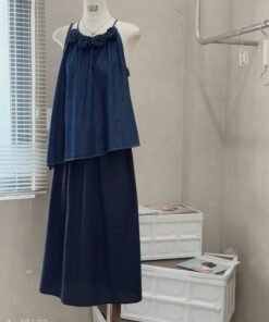 Alternative view of ÁO 2S YẾM JEAN KẾT HOA