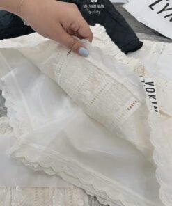 Alternative view of QUẦN VÁY PHA REN MIX NÚT