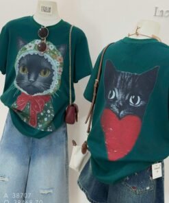 Alternative view of ÁO MÈO CHOÀNG XANH LÁ