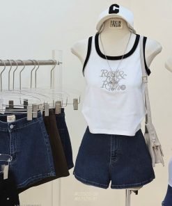 QUẦN SHORT JEAN LƯNG CAO LOUIS