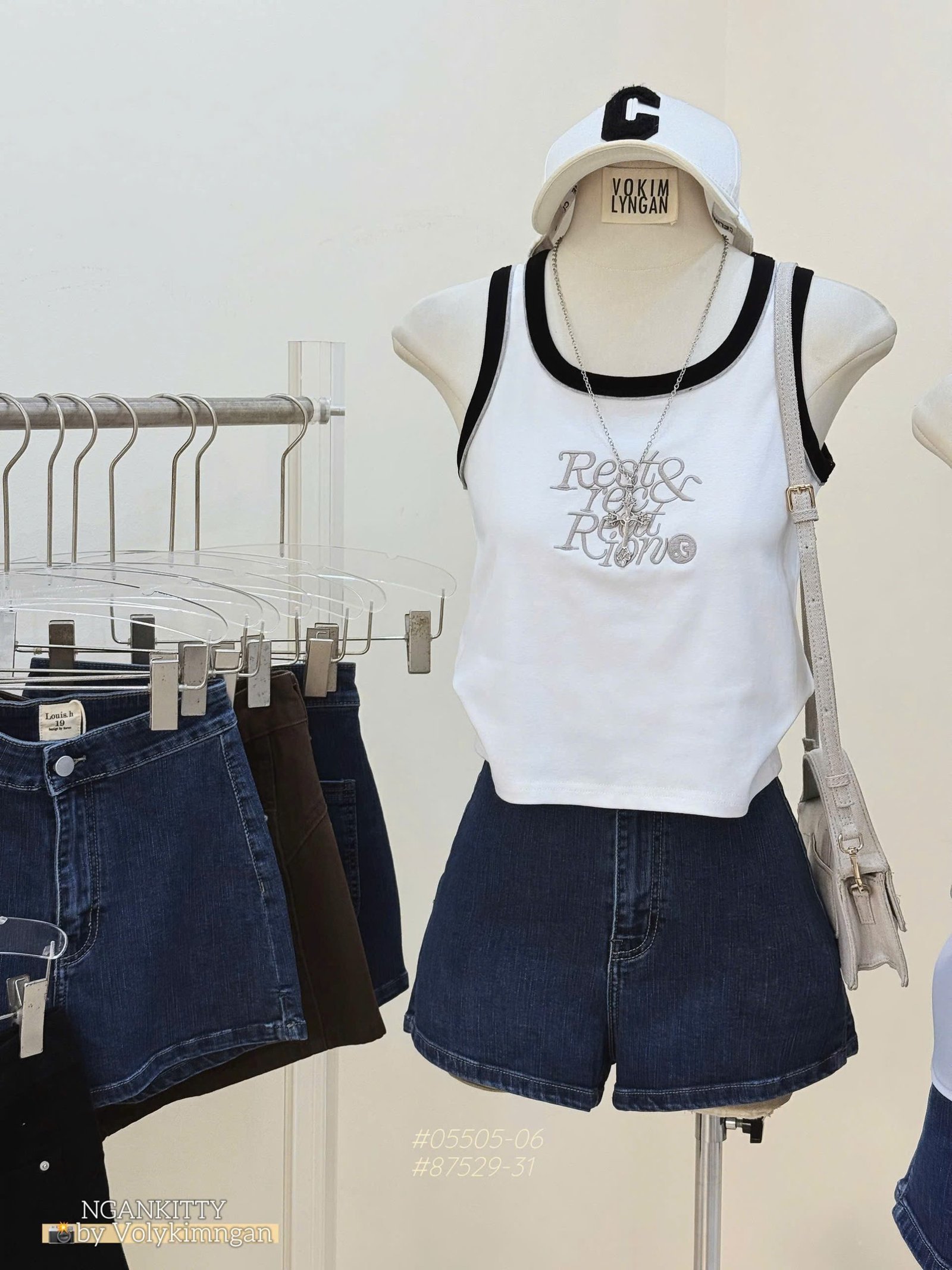 QUẦN SHORT JEAN LƯNG CAO LOUIS