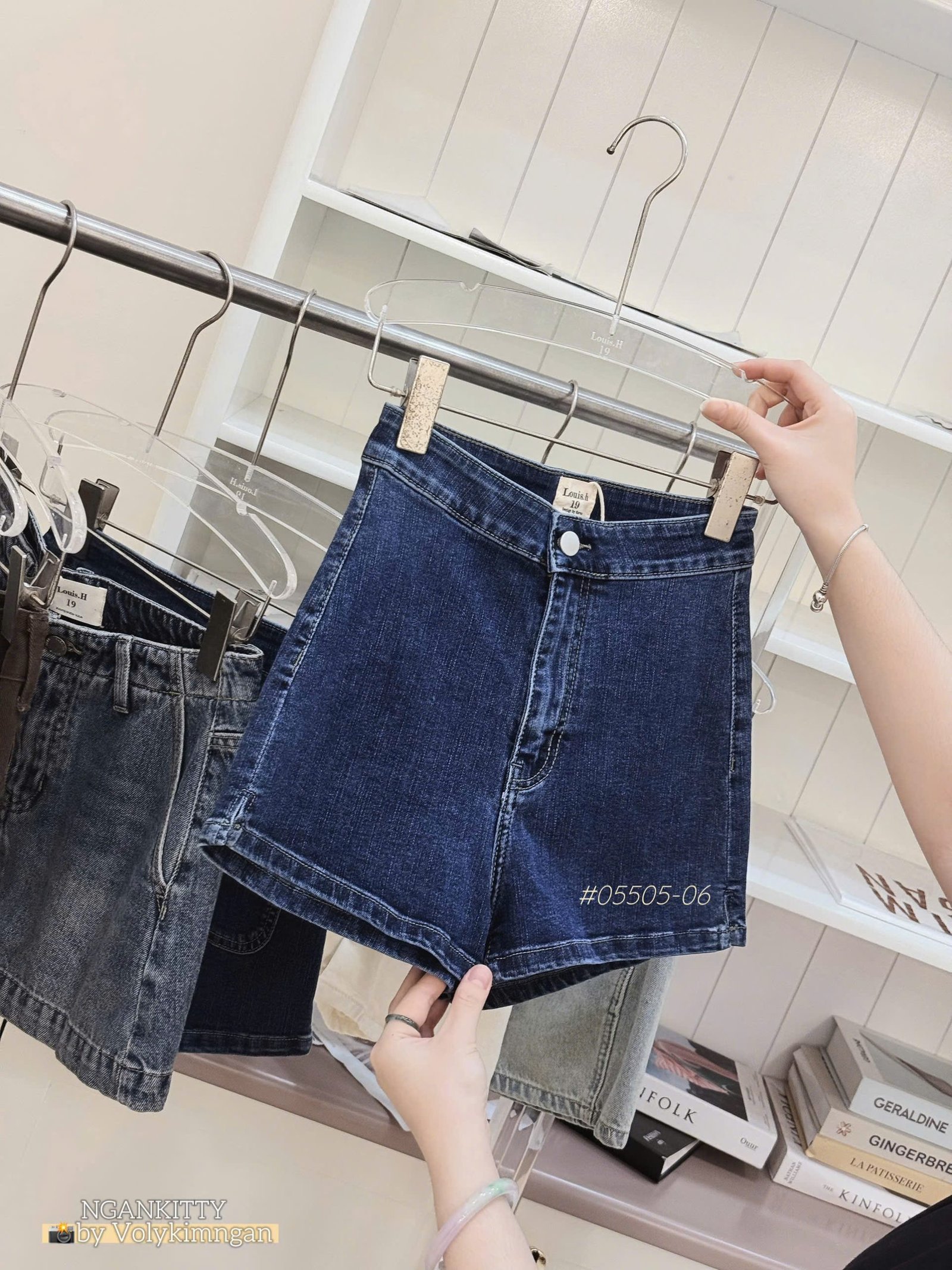 QUẦN SHORT JEAN LƯNG CAO LOUIS - Ảnh 8