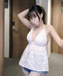 Alternative view of ÁO YẾM REN NÚT XẺ