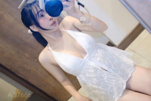 ÁO YẾM REN NÚT XẺ