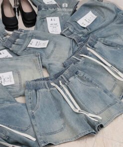 Alternative view of QUẦN SHORT JEAN TÚI TO DÂY RÚT