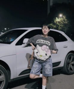 Alternative view of QUẦN JEAN NGỐ HELLO KITTY ĐÍNH ĐÁ