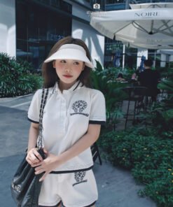 Alternative view of SET POLO SHORT CHROME HEART