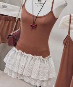 Alternative view of SET ÁO 2S VIỀN REN BÈO