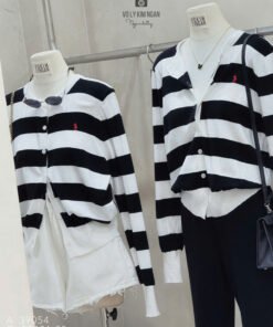 Alternative view of ÁO CADIGAN POLO LAUREN SỌC