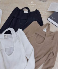 Alternative view of ÁO DỆT KIM CHÉO DÂY