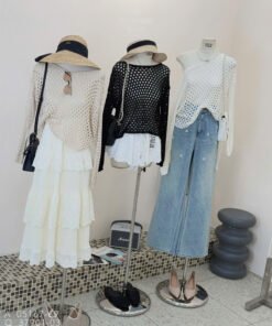 Alternative view of ÁO TAY DÀI ĐỤC LỖ LƯNG NGỌC TRAI