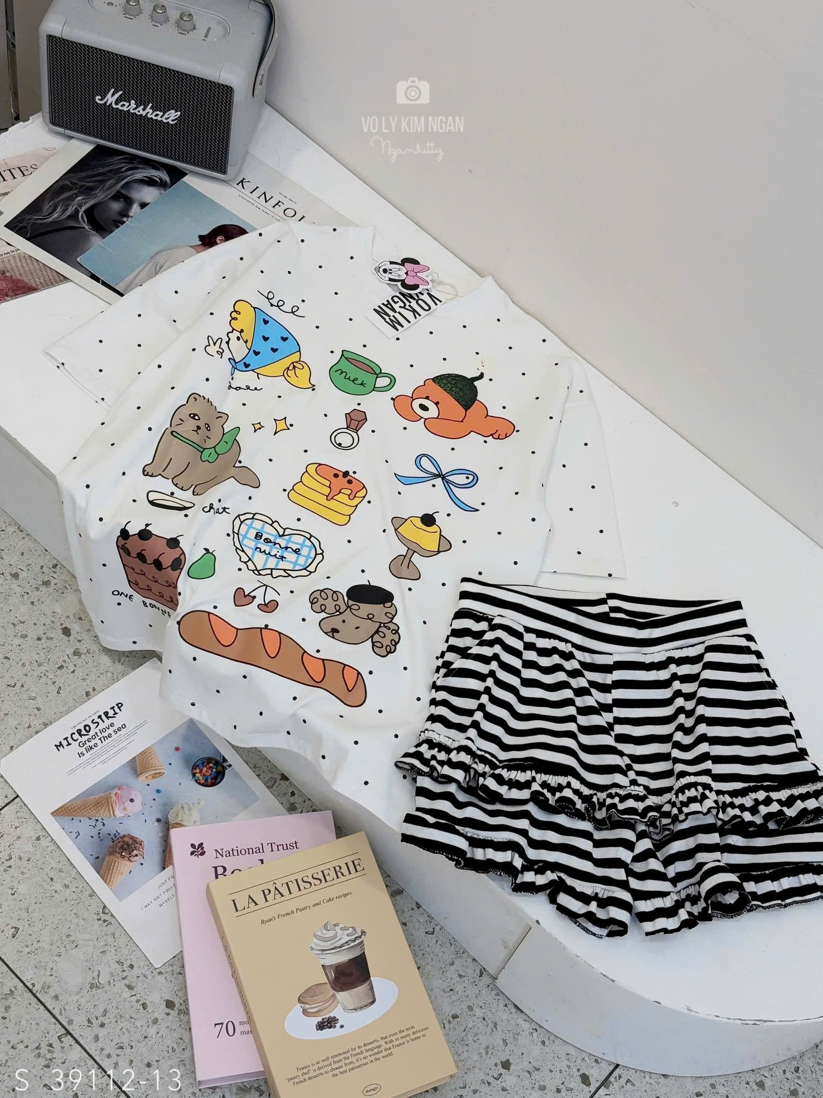 SET ÁO BI QUẦN SỌC TẦNG - Hình ảnh 3