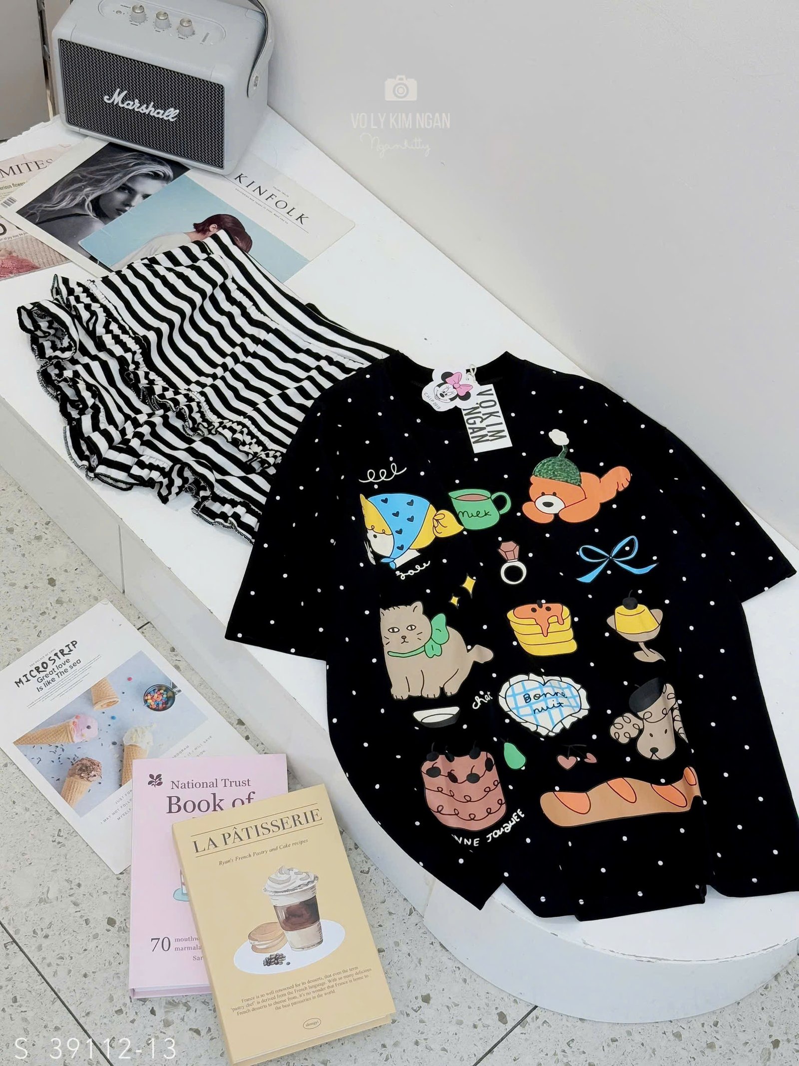 SET ÁO BI QUẦN SỌC TẦNG - Hình ảnh 4