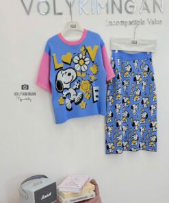 Alternative view of SET LEN MONTERGI CHÓ SNOOPY LOVE