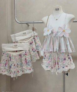 Alternative view of QUẦN SHORT LEN MÓC MÀU