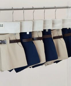 Alternative view of CHÂN VÁY XẾP LY KÈM BELT