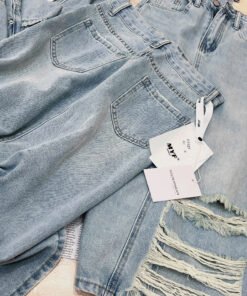 Alternative view of CHÂN VÁY JEAN DÀI RÁCH