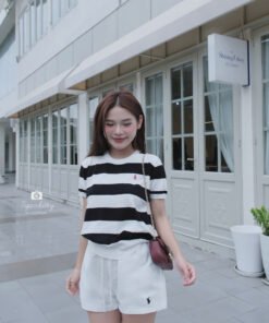 Alternative view of ÁO MONTERGI SỌC LOGO POLO