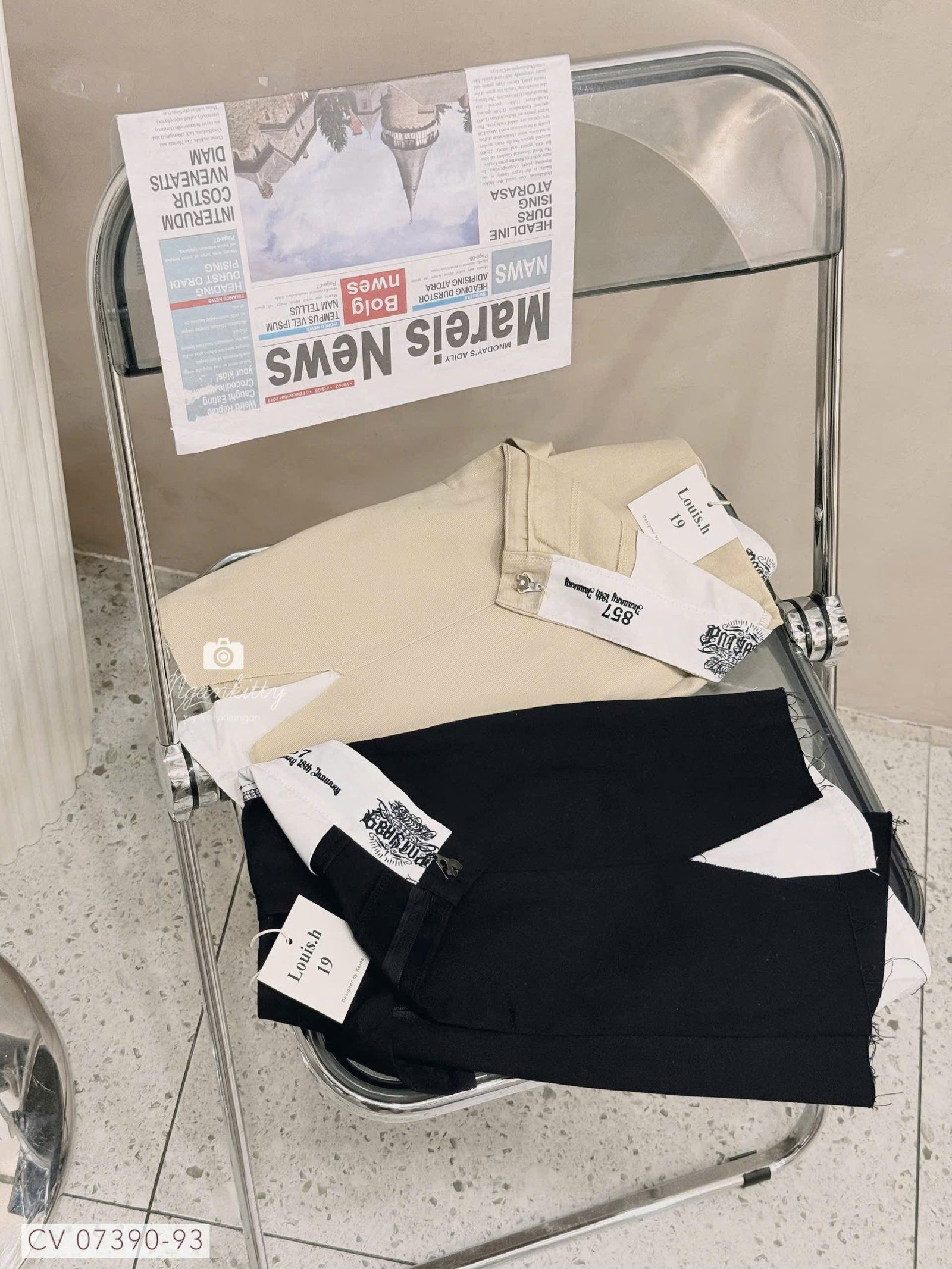 CHÂN VÁY LẬT LƯNG CHỮ - Hình ảnh 5