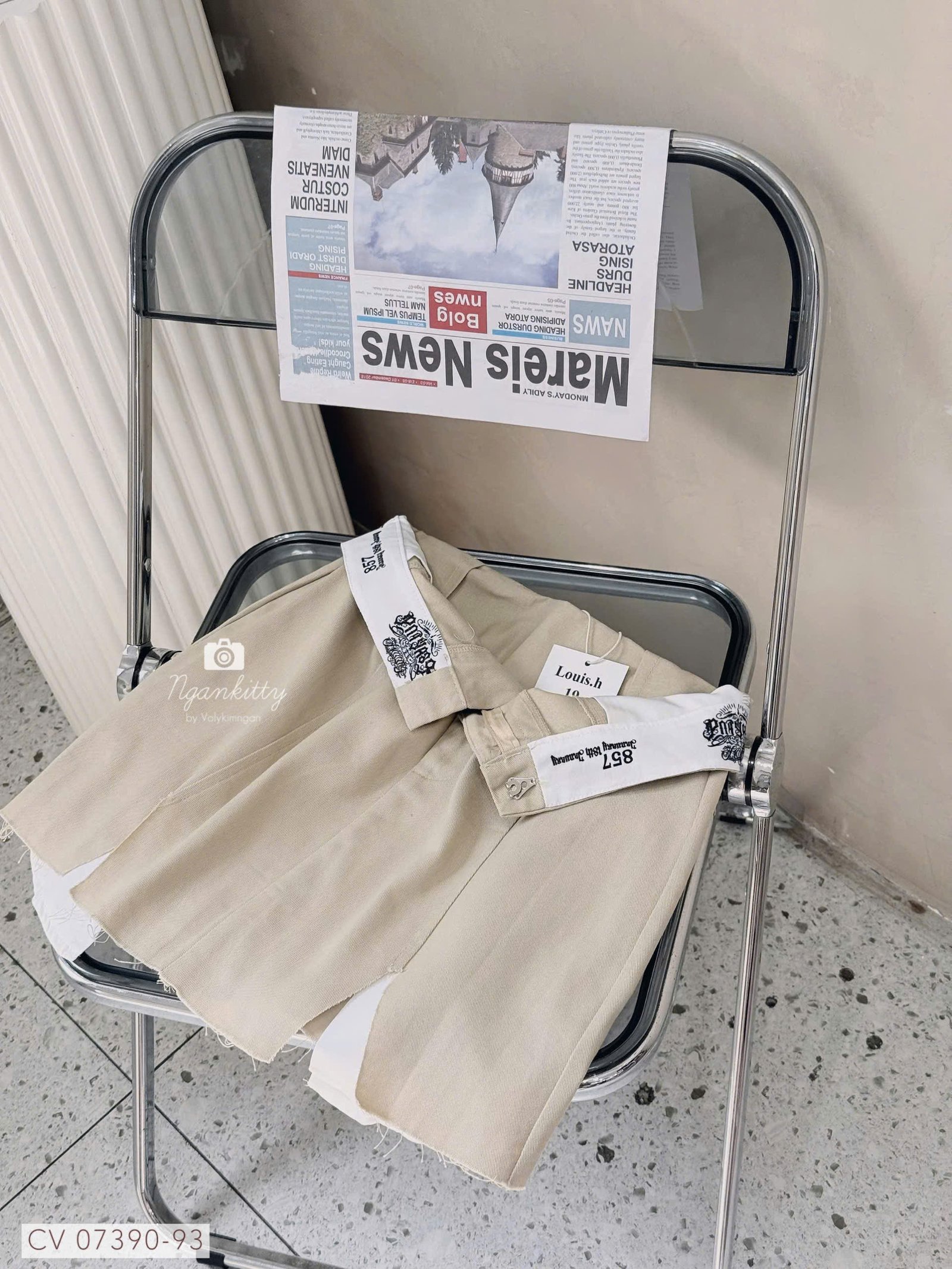 CHÂN VÁY LẬT LƯNG CHỮ - Hình ảnh 3