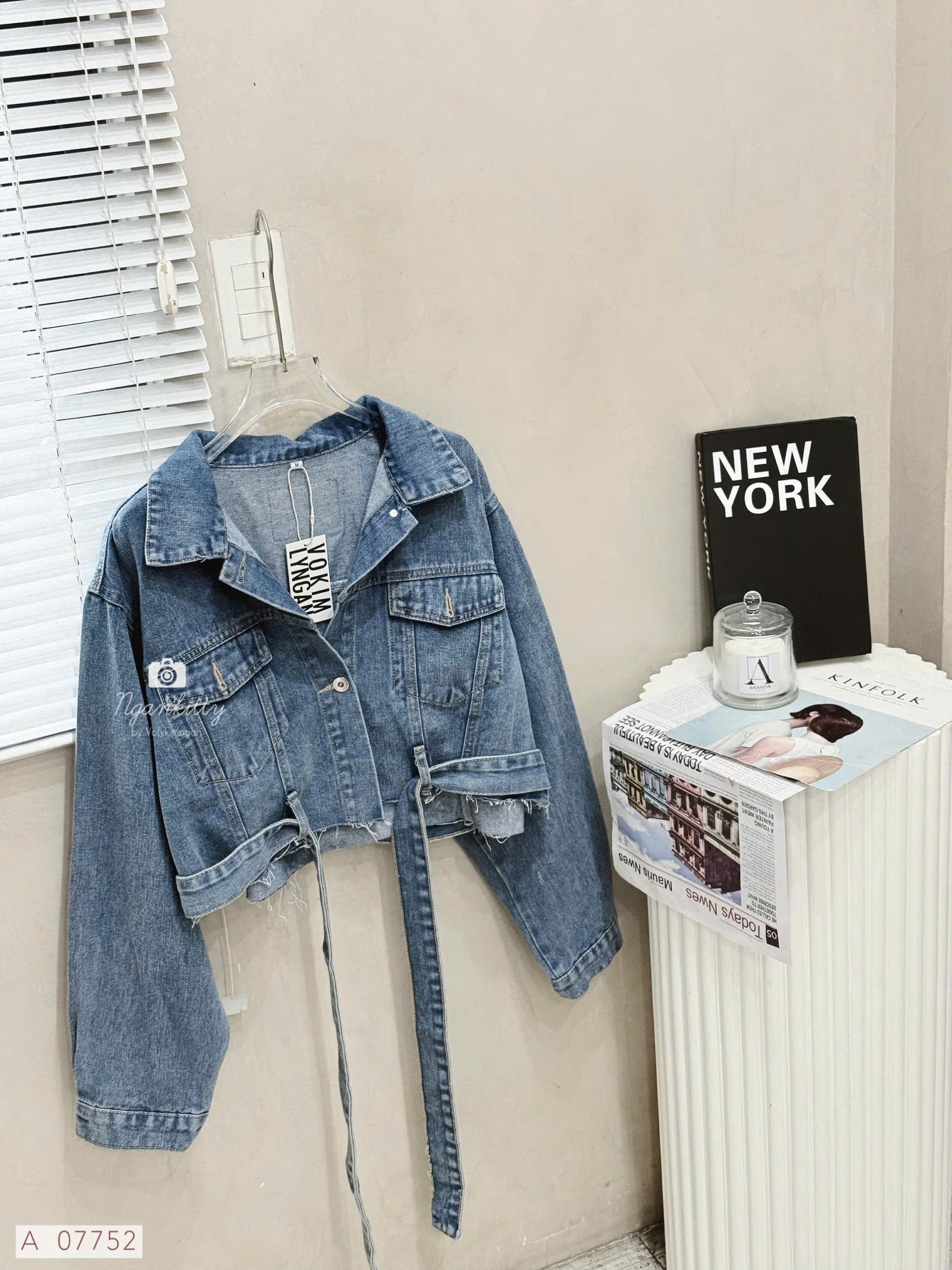 ÁO KHOÁC DENIM RÁCH - Hình ảnh 8