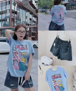 ÁO THE PINK PANTHER XANH BLUE