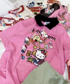 ÁO HELLOKITTY CỔ POLO