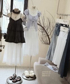 CHÂN VÁY DÀI LƯNG BẢN