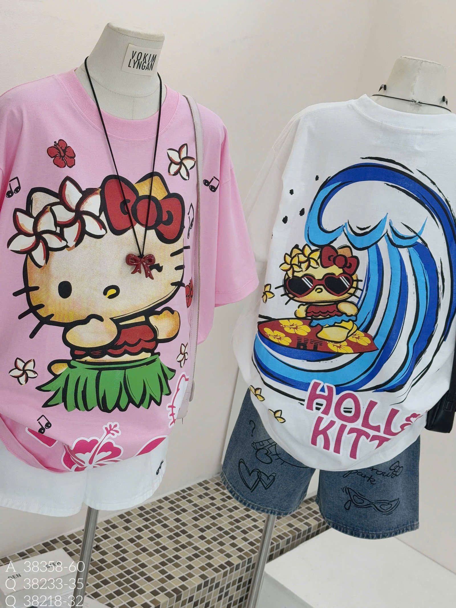ÁO HELLO KITTY HAWAI - Hình ảnh 3