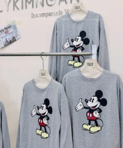 Alternative view of ÁO TAY DÀI MICKEY XÁM