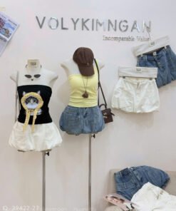 Alternative view of QUẦN VÁY JEAN BÍ MIX TÚI