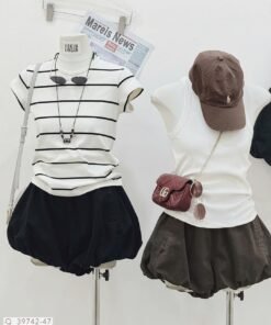 Alternative view of QUẦN SHORT CHUN DENIM BÍ